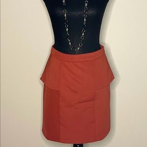 Addie Women's Orange Red Skirt Small